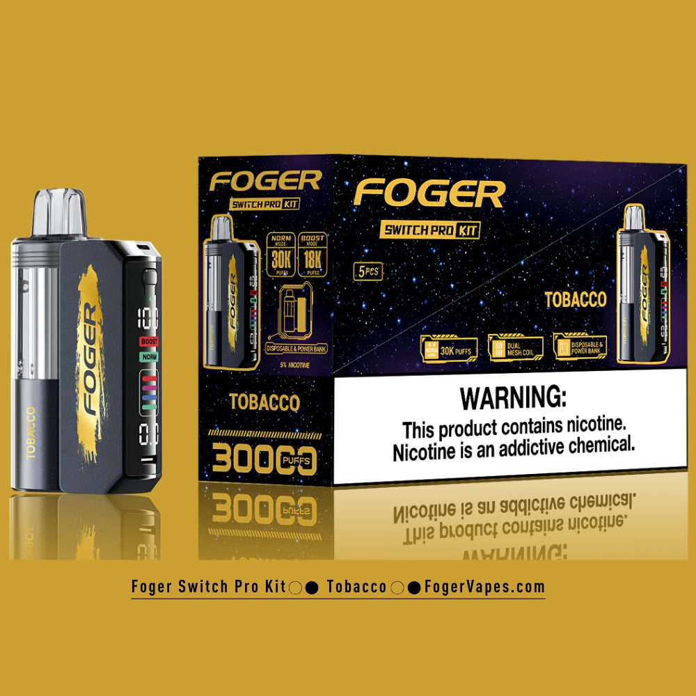 Tobacco Foger Switch Pro Kit 30K Puffs