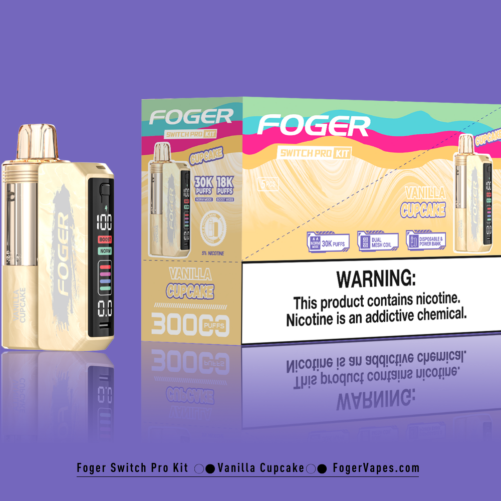 Vanilla Cupcake - Foger Switch Pro Kit | 30K Puffs
