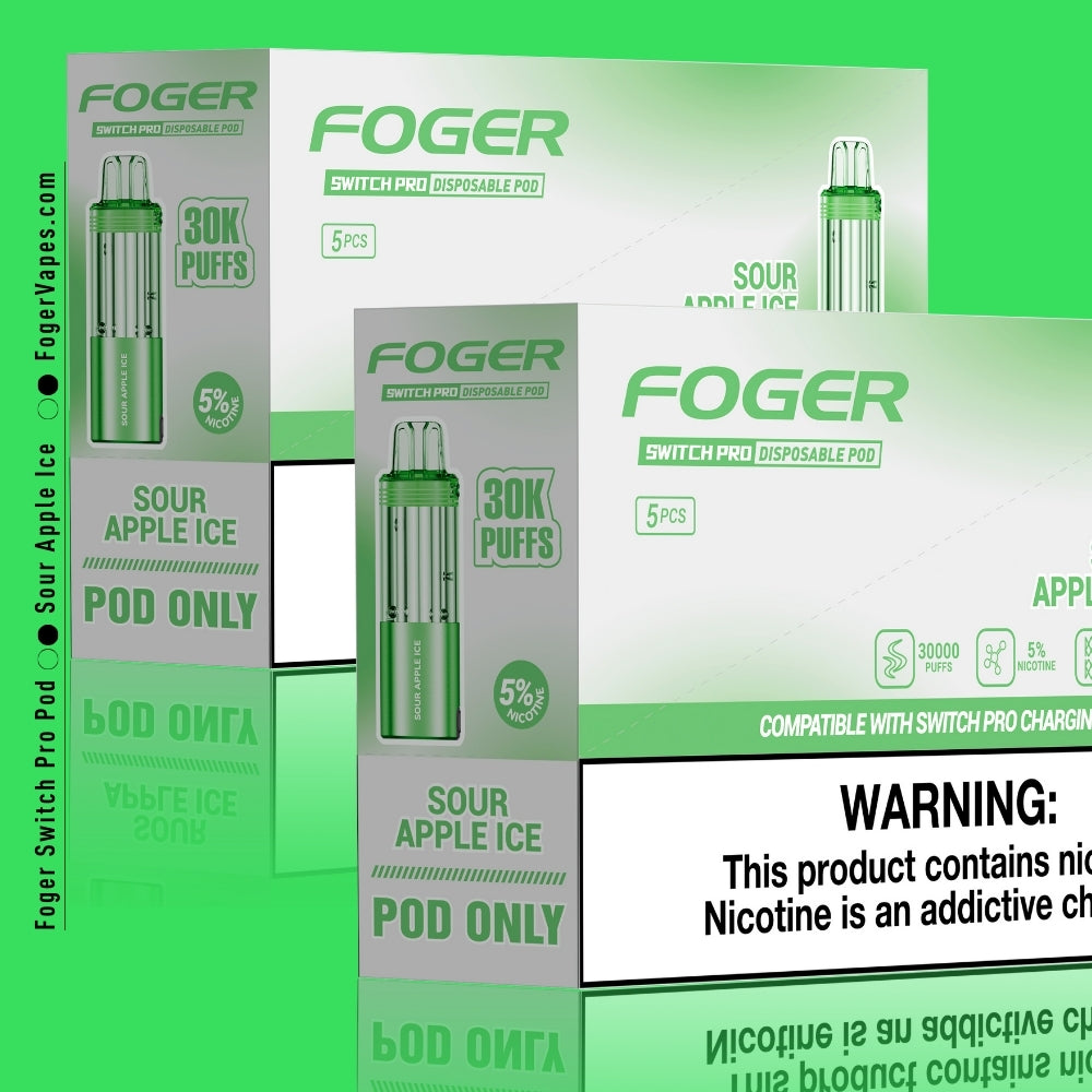 Sour Apple Ice Foger Switch Pro Pod 30K Puffs