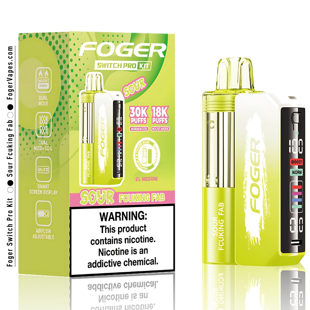 Sour Fcuking Fab Foger Switch Pro Kit 30K Puffs