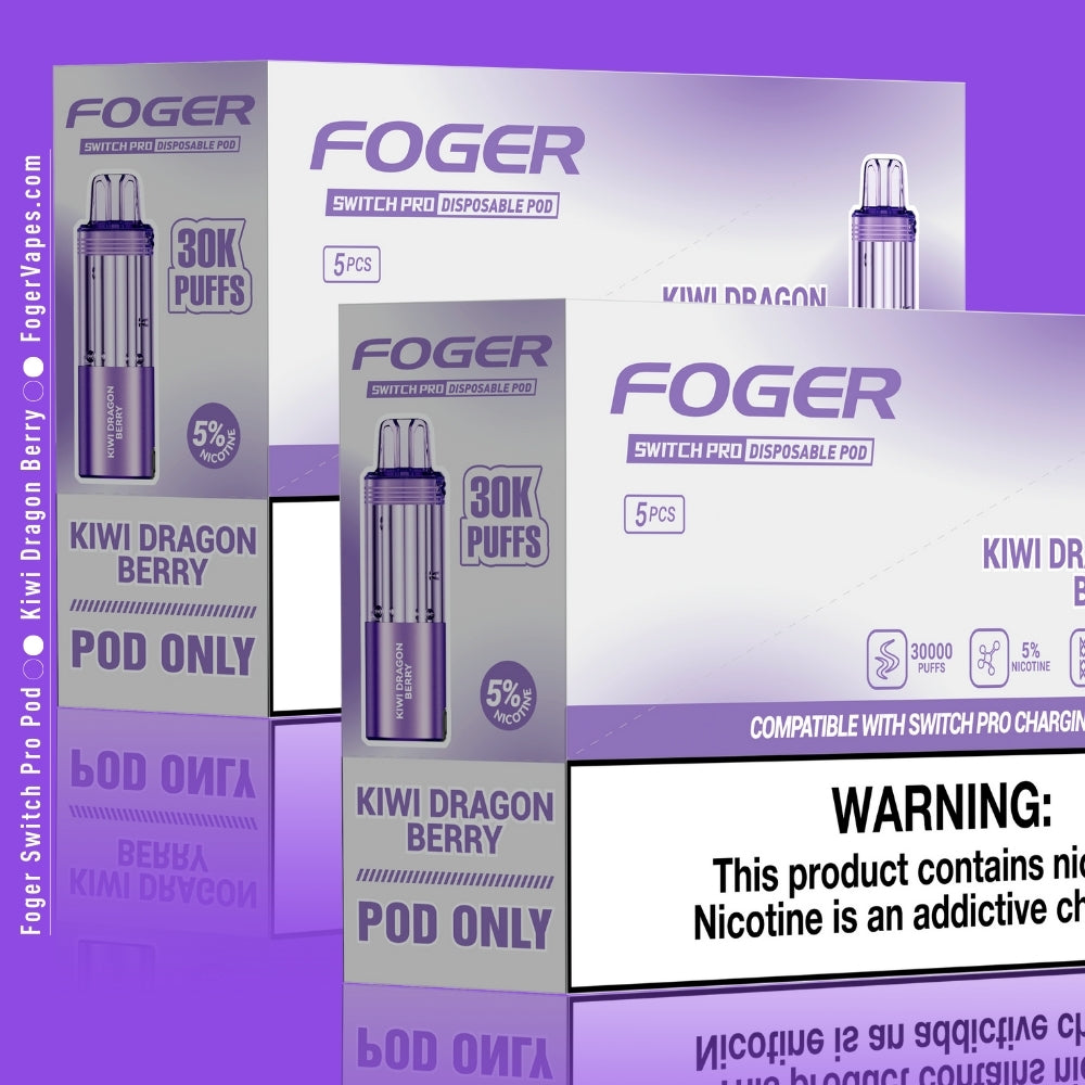 Kiwi Dragon Berry Foger Switch Pro Pod 30K Puffs