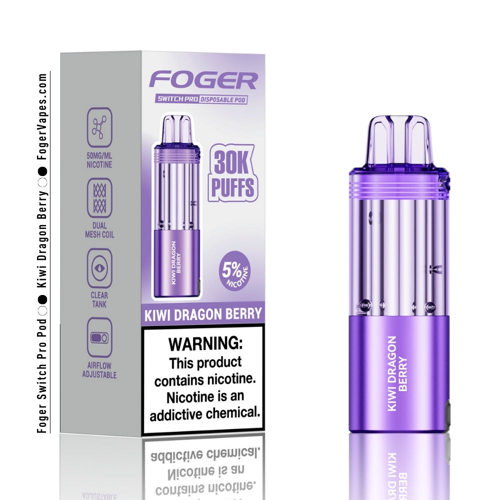 Kiwi Dragon Berry Foger Switch Pro Pod 30K Puffs