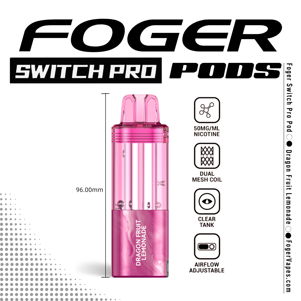 Dragon Fruit Lemonade - Foger Switch Pro Pod | 30K Puffs
