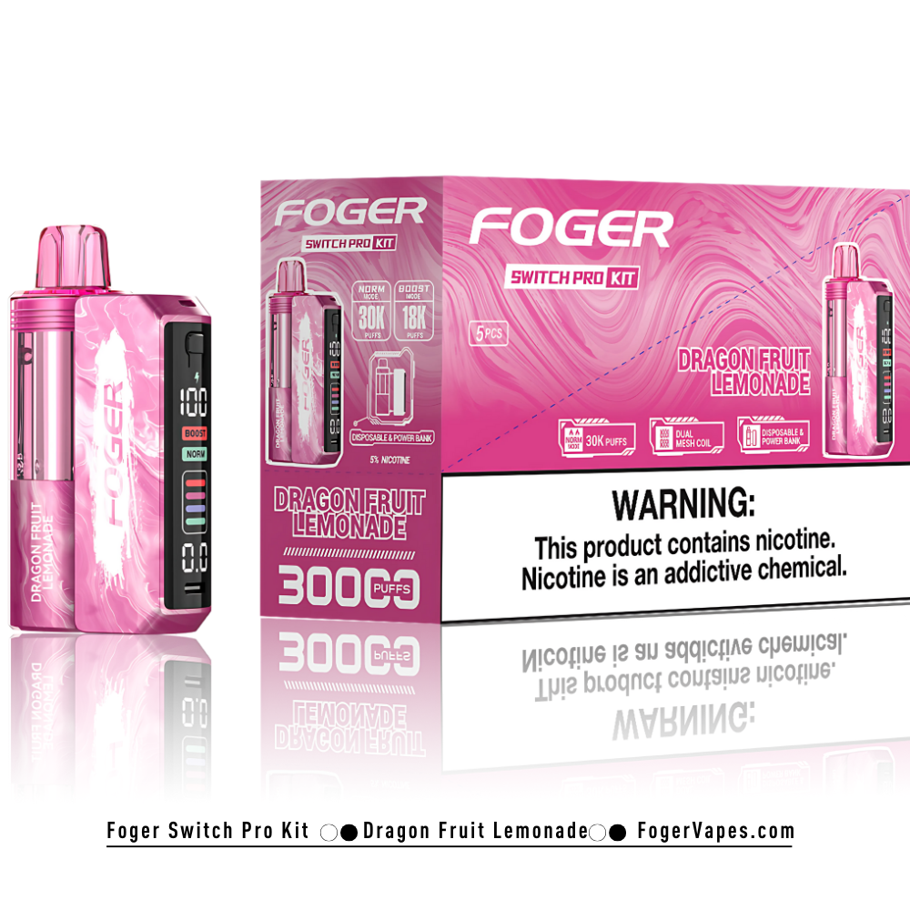 Dragon Fruit Lemonade - Foger Switch Pro Kit | 30K Puffs
