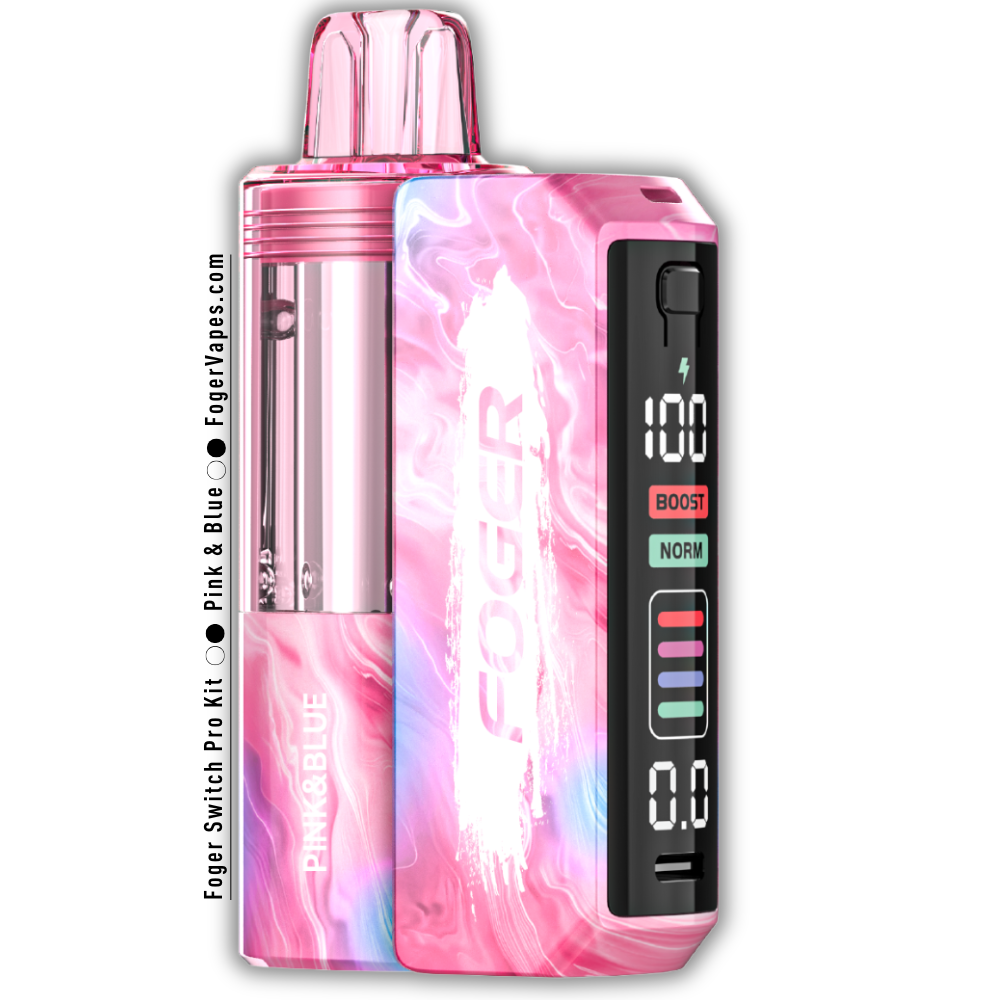 Pink & Blue - Foger Switch Pro Kit | 30K Puffs