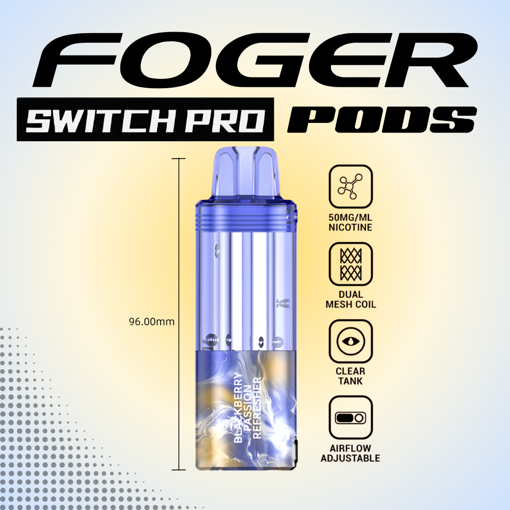 Blackberry Passion Refresher - Foger Switch Pro Pod 30K Puffs