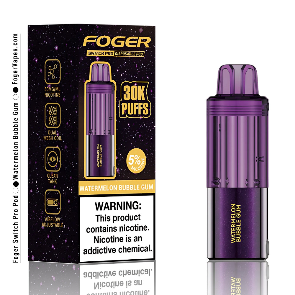 Watermelon Bubble Gum Foger Switch Pro Pod 30K Puffs