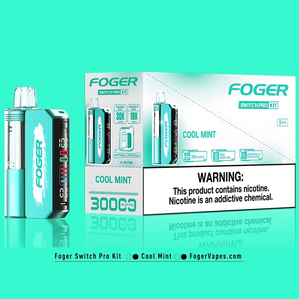 Cool Mint Foger Switch Pro Kit 30K Puffs