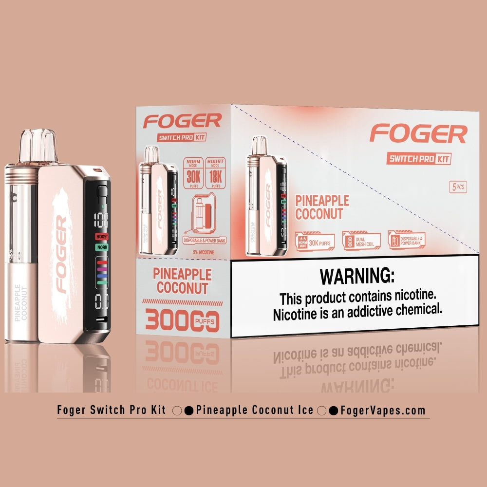 Pineapple Coconut Foger Switch Pro Kit 30K Puffs