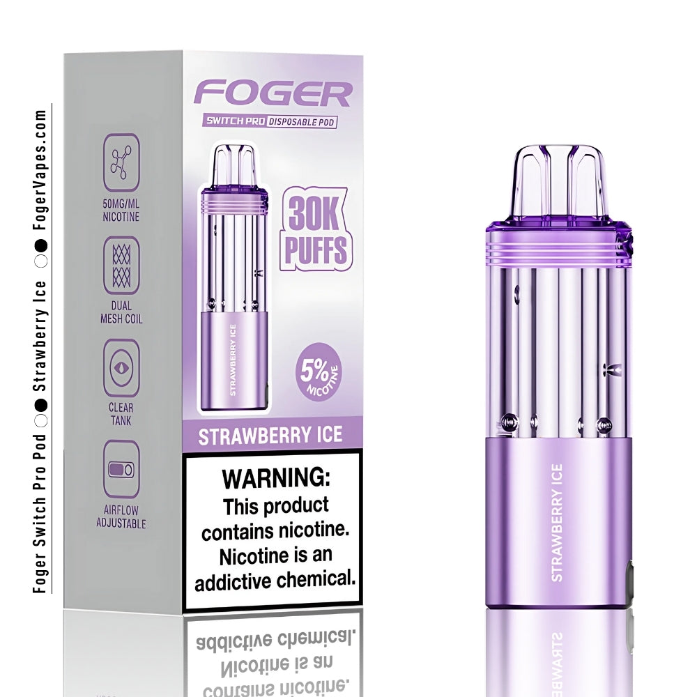 Strawberry Ice Foger Switch Pro Pod 30K Puffs
