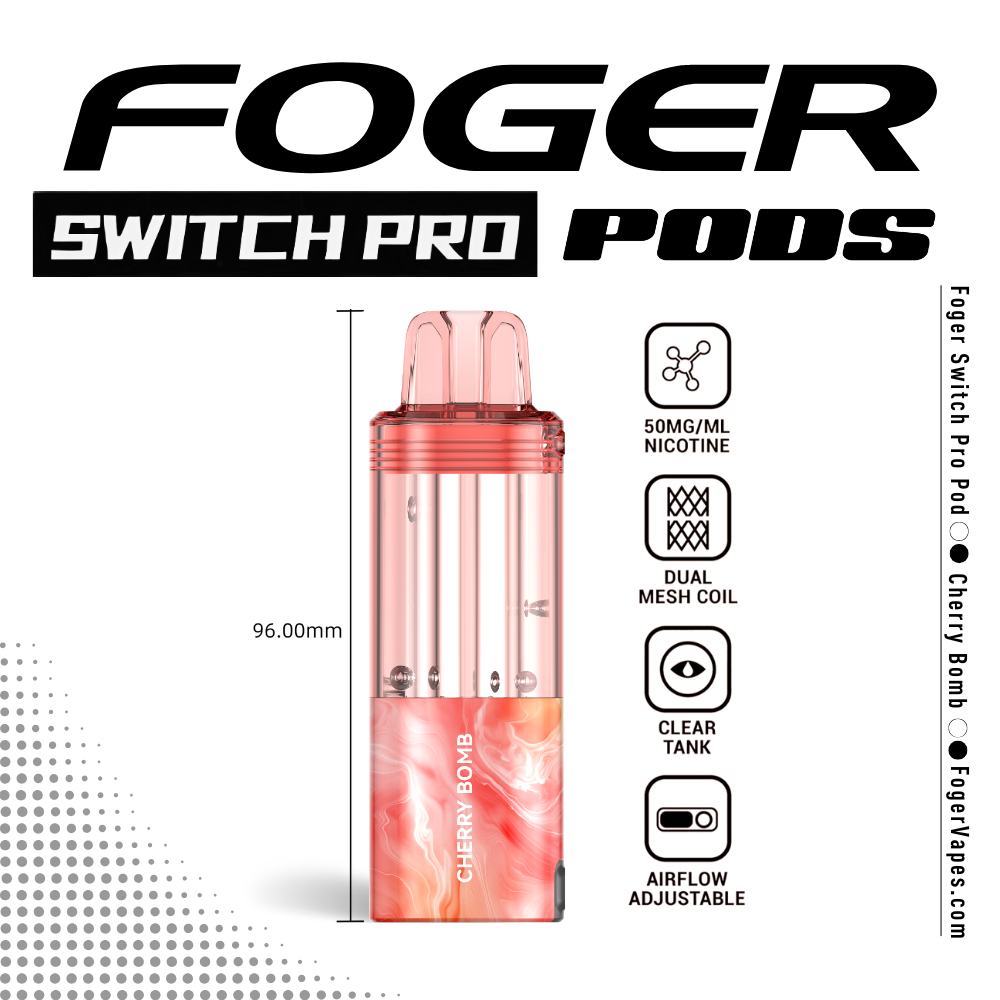 Cherry Bomb - Foger Switch Pro Pod | 30K Puffs