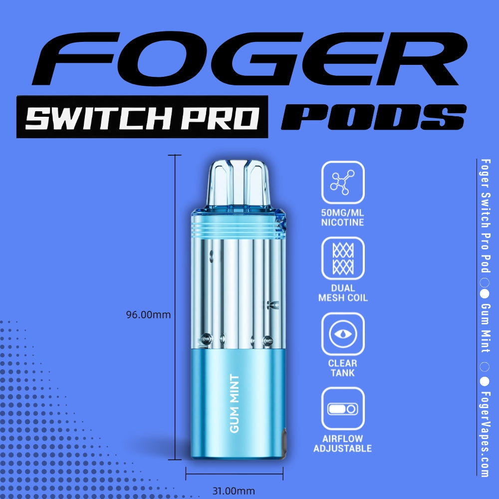 Gum Mint Foger Switch Pro Pod 30K Puffs
