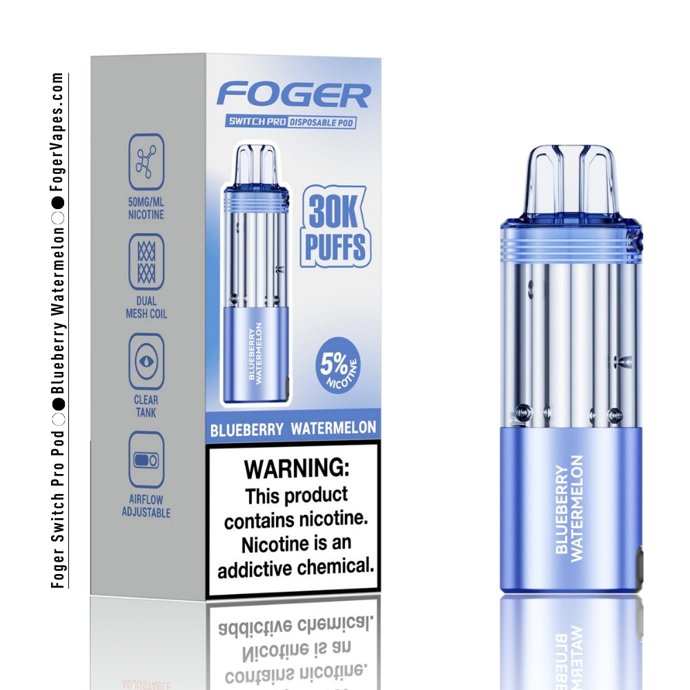 Blueberry Watermelon Foger Switch Pro Pod 30K Puffs