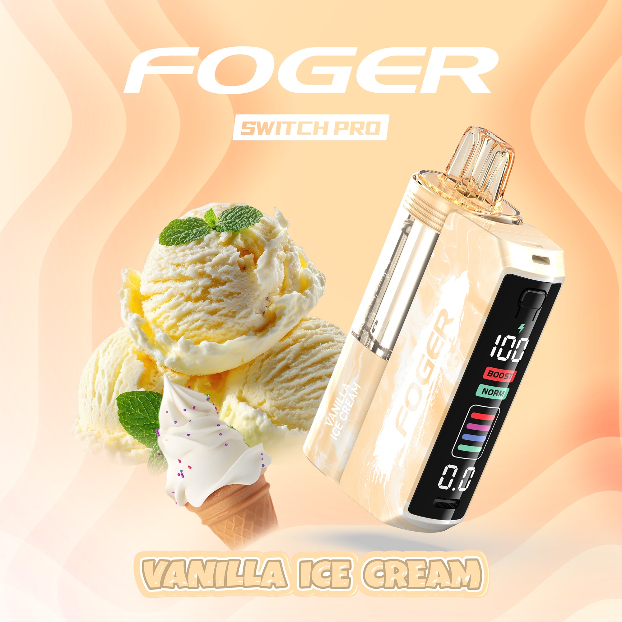 Vanilla Ice Cream - Foger Switch Pro Kit | 30K Puffs