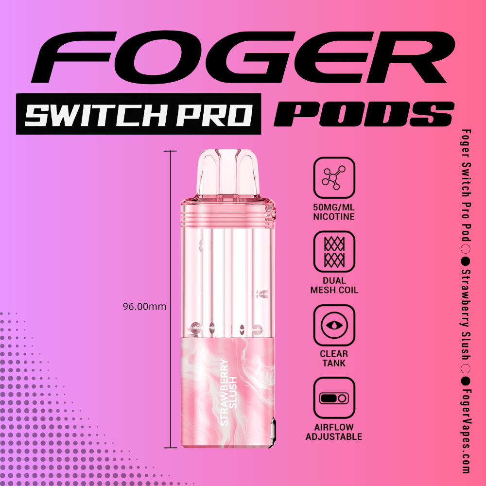 Strawberry Slush - Foger Switch Pro Pod | 30K Puffs
