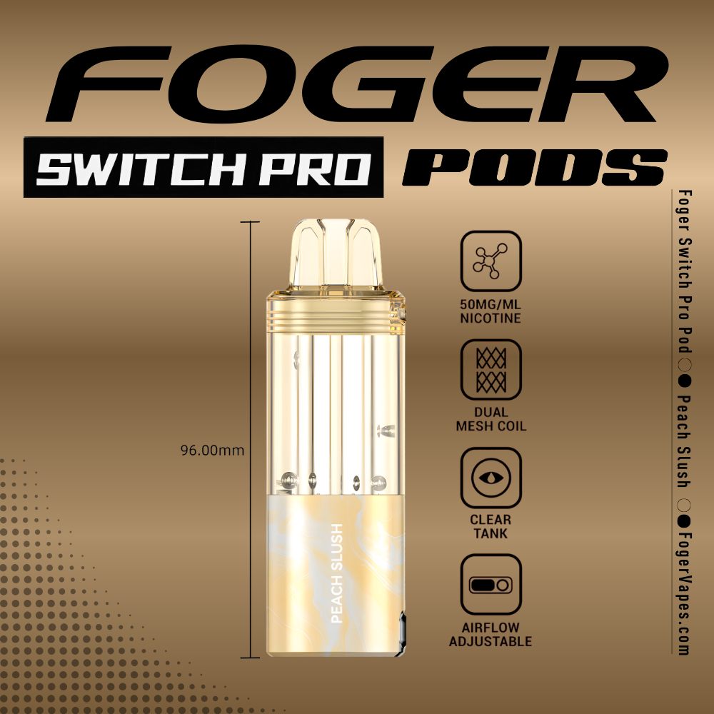 Peach Slush - Foger Switch Pro Pod | 30K Puffs