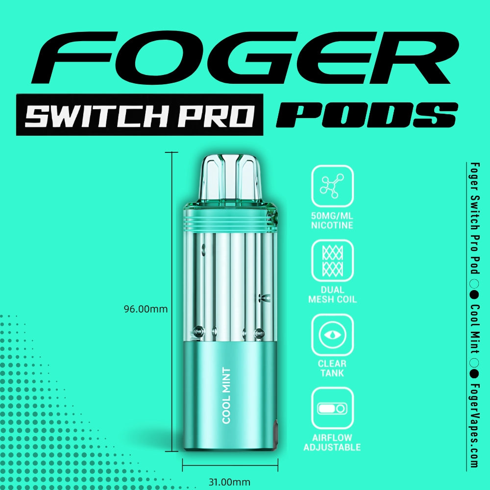 Cool Mint Foger Switch Pro Pod 30K Puffs