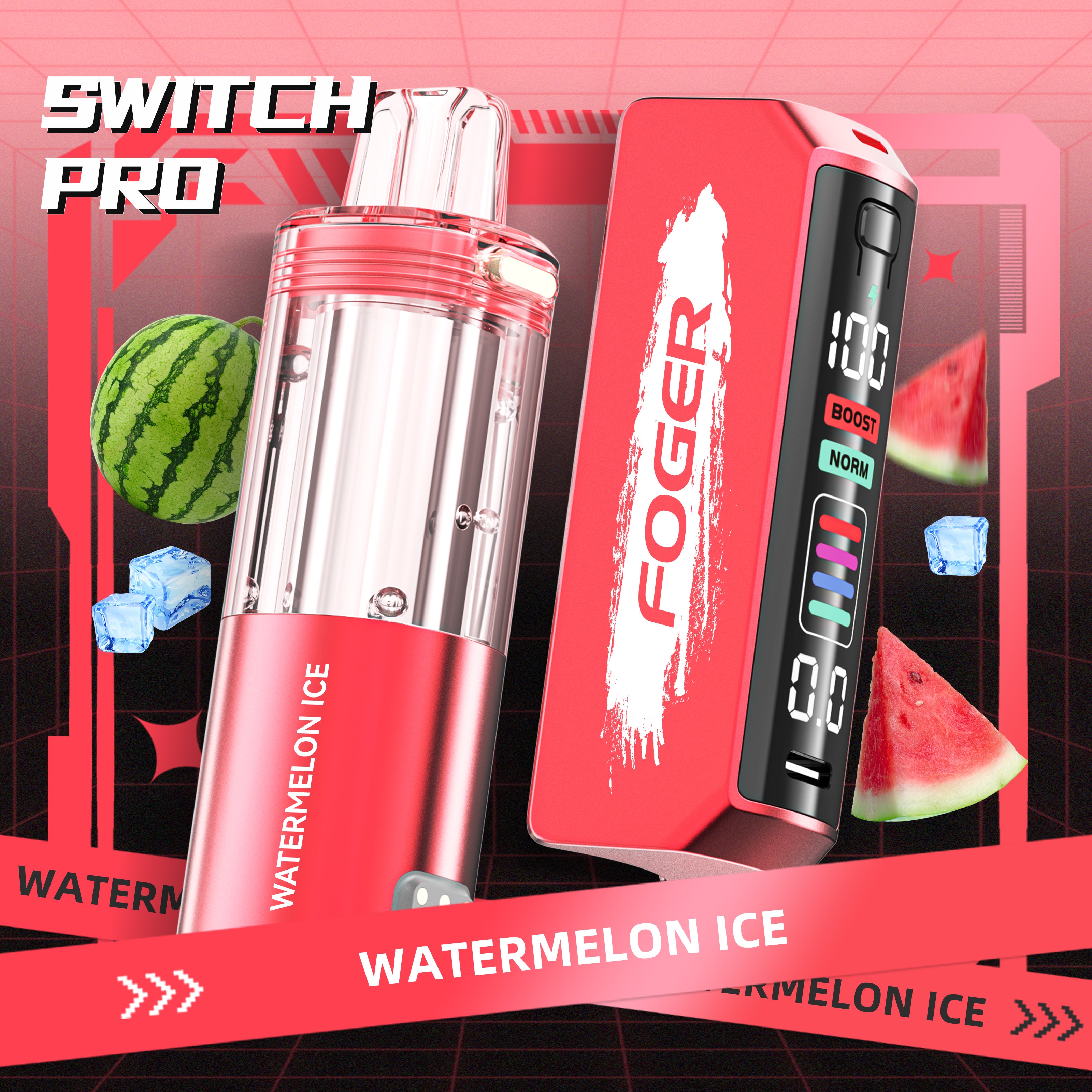 Watermelon Ice Foger Switch Pro Kit 30K Puffs