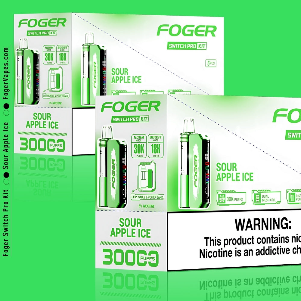 Sour Apple Ice Foger Switch Pro Kit 30K Puffs