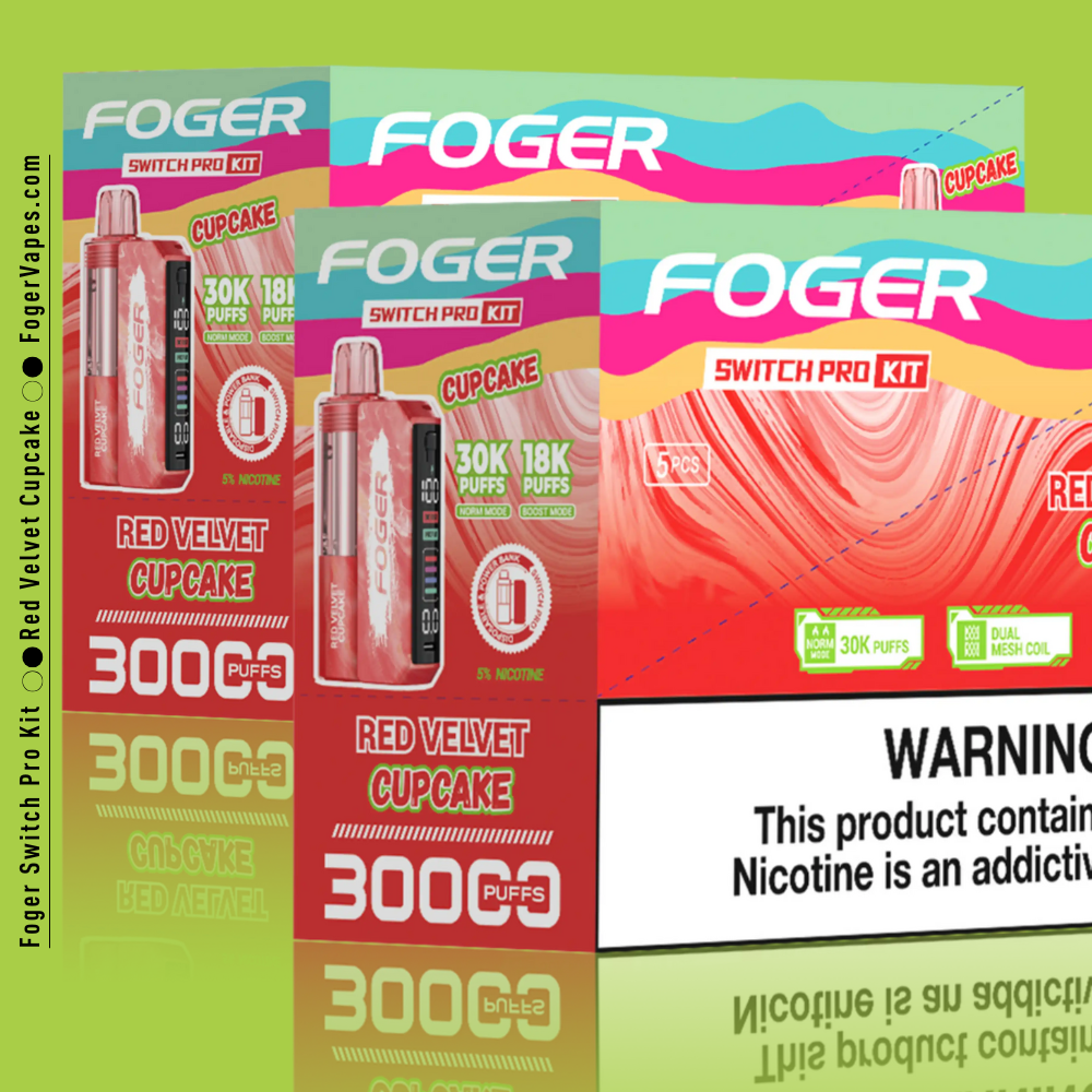 Red Velvet Cupcake - Foger Switch Pro Kit | 30K Puffs