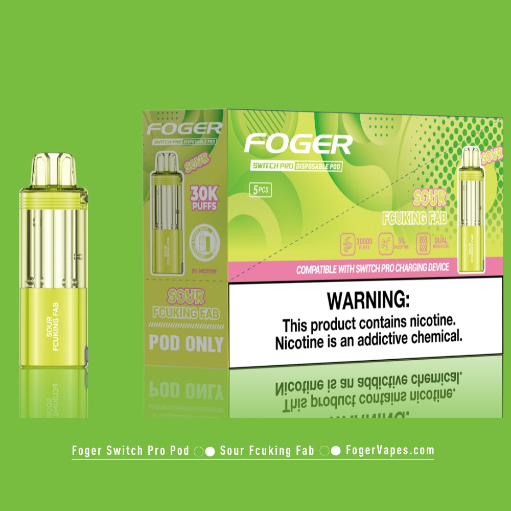 Sour Fcuking Fab Foger Switch Pro Pod 30K Puffs