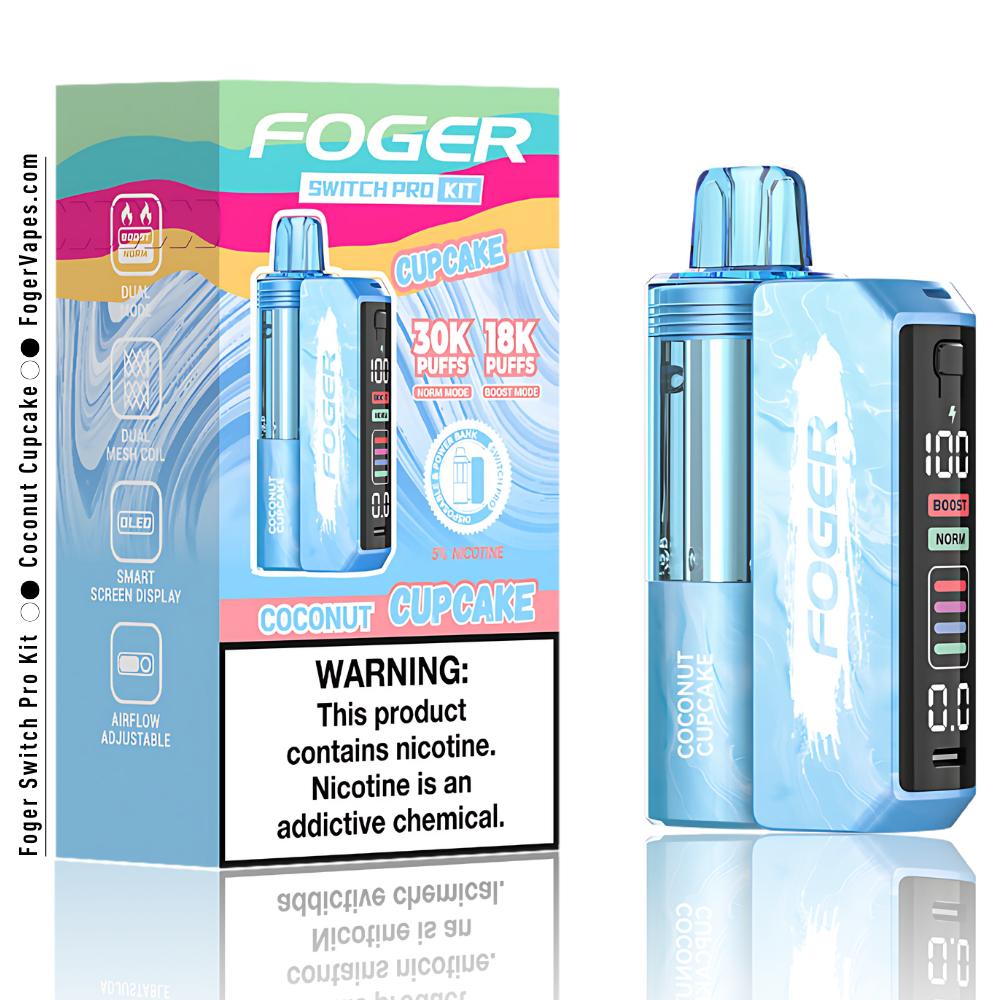 Coconut Cupcake - Foger Switch Pro Kit | 30K Puffs