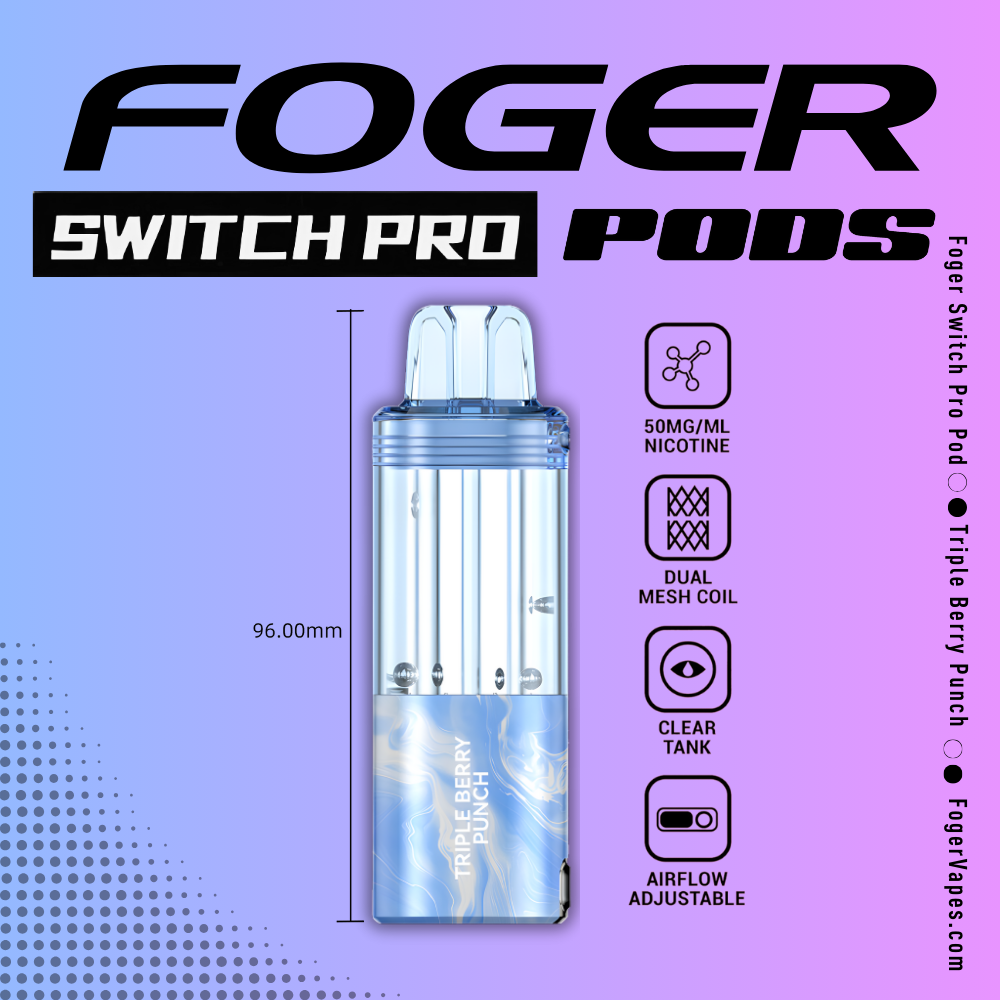 Triple Berry Punch - Foger Switch Pro Pod | 30K Puffs