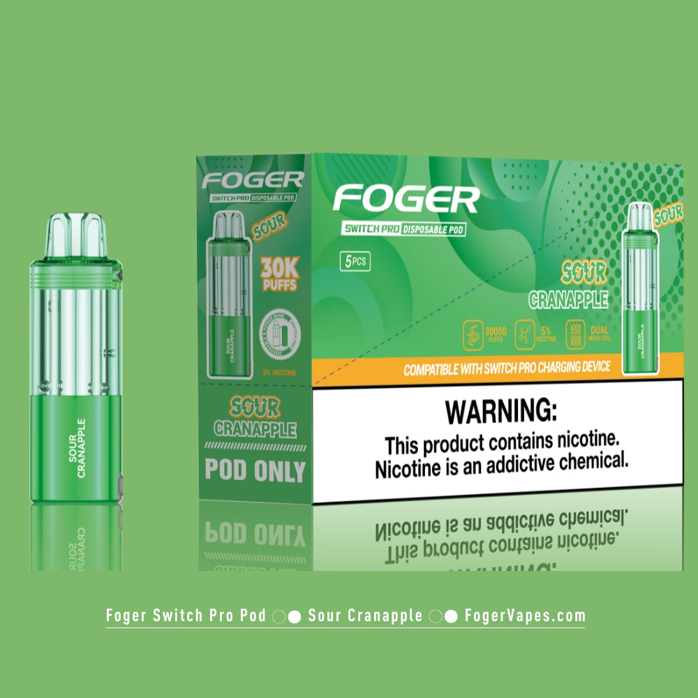 Sour Cranapple Foger Switch Pro Pod 30K Puffs