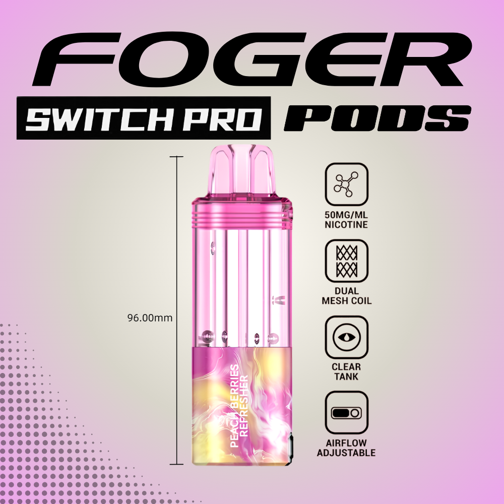 Peach Berries Refresher - Foger Switch Pro Pod 30K Puffs