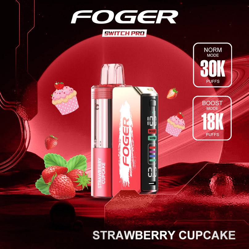 Strawberry Cupcake Foger Switch Pro Kit 30K Puffs